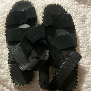 Vince | Tension Suede Espadrille Sandals 8.5